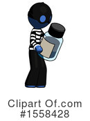 Blue Design Mascot Clipart #1558428 by Leo Blanchette
