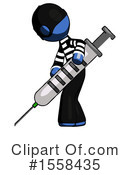 Blue Design Mascot Clipart #1558435 by Leo Blanchette