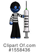 Blue Design Mascot Clipart #1558436 by Leo Blanchette