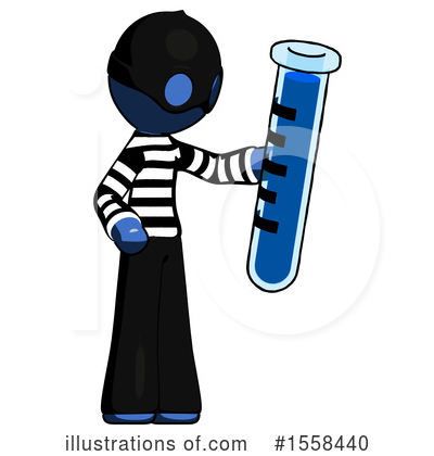 Royalty-Free (RF) Blue Design Mascot Clipart Illustration by Leo Blanchette - Stock Sample #1558440