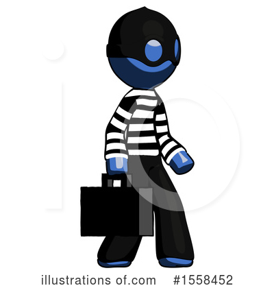 Royalty-Free (RF) Blue Design Mascot Clipart Illustration by Leo Blanchette - Stock Sample #1558452