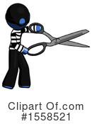 Blue Design Mascot Clipart #1558521 by Leo Blanchette