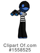 Blue Design Mascot Clipart #1558525 by Leo Blanchette