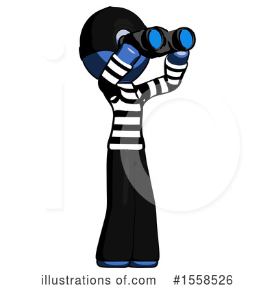 Royalty-Free (RF) Blue Design Mascot Clipart Illustration by Leo Blanchette - Stock Sample #1558526