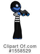 Blue Design Mascot Clipart #1558529 by Leo Blanchette