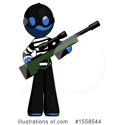 Royalty-Free (RF) Blue Design Mascot Clipart Illustration by Leo Blanchette - Stock Sample #1558544