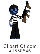 Blue Design Mascot Clipart #1558546 by Leo Blanchette