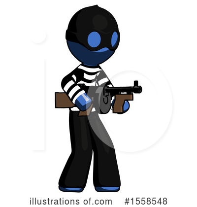 Royalty-Free (RF) Blue Design Mascot Clipart Illustration by Leo Blanchette - Stock Sample #1558548