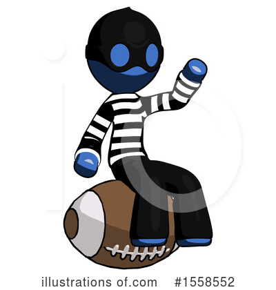 Royalty-Free (RF) Blue Design Mascot Clipart Illustration by Leo Blanchette - Stock Sample #1558552