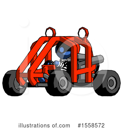 Royalty-Free (RF) Blue Design Mascot Clipart Illustration by Leo Blanchette - Stock Sample #1558572
