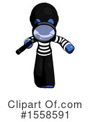 Blue Design Mascot Clipart #1558591 by Leo Blanchette