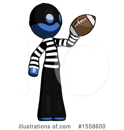 Royalty-Free (RF) Blue Design Mascot Clipart Illustration by Leo Blanchette - Stock Sample #1558600
