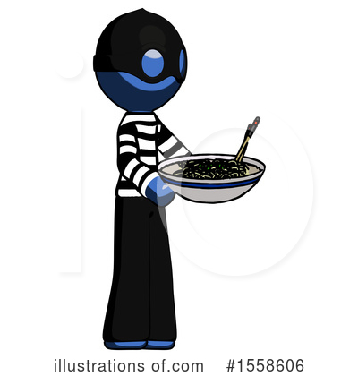 Royalty-Free (RF) Blue Design Mascot Clipart Illustration by Leo Blanchette - Stock Sample #1558606