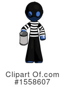 Blue Design Mascot Clipart #1558607 by Leo Blanchette