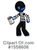 Blue Design Mascot Clipart #1558608 by Leo Blanchette