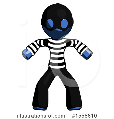 Royalty-Free (RF) Blue Design Mascot Clipart Illustration by Leo Blanchette - Stock Sample #1558610