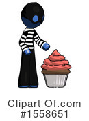 Blue Design Mascot Clipart #1558651 by Leo Blanchette