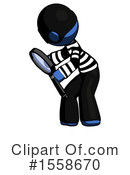 Blue Design Mascot Clipart #1558670 by Leo Blanchette
