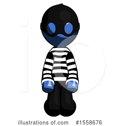 Royalty-Free (RF) Blue Design Mascot Clipart Illustration by Leo Blanchette - Stock Sample #1558676