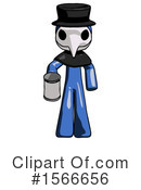 Blue Design Mascot Clipart #1566656 by Leo Blanchette