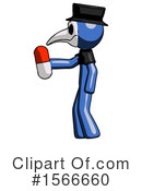 Blue Design Mascot Clipart #1566660 by Leo Blanchette