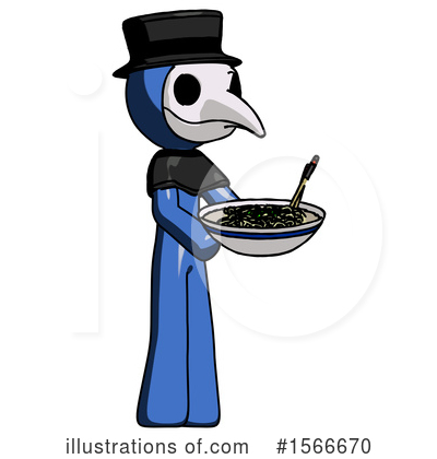 Royalty-Free (RF) Blue Design Mascot Clipart Illustration by Leo Blanchette - Stock Sample #1566670