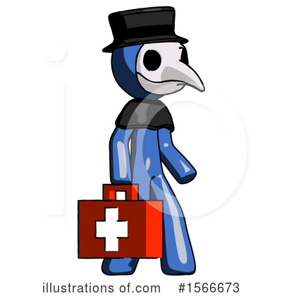 Royalty-Free (RF) Blue Design Mascot Clipart Illustration by Leo Blanchette - Stock Sample #1566673