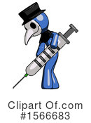 Blue Design Mascot Clipart #1566683 by Leo Blanchette