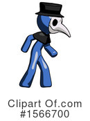 Blue Design Mascot Clipart #1566700 by Leo Blanchette