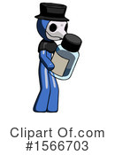 Blue Design Mascot Clipart #1566703 by Leo Blanchette