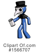 Blue Design Mascot Clipart #1566707 by Leo Blanchette