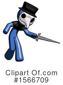 Blue Design Mascot Clipart #1566709 by Leo Blanchette
