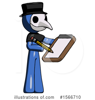 Royalty-Free (RF) Blue Design Mascot Clipart Illustration by Leo Blanchette - Stock Sample #1566710