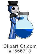 Blue Design Mascot Clipart #1566713 by Leo Blanchette