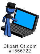 Blue Design Mascot Clipart #1566722 by Leo Blanchette