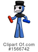 Blue Design Mascot Clipart #1566742 by Leo Blanchette