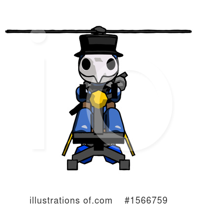 Royalty-Free (RF) Blue Design Mascot Clipart Illustration by Leo Blanchette - Stock Sample #1566759