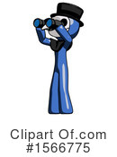 Blue Design Mascot Clipart #1566775 by Leo Blanchette