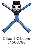 Blue Design Mascot Clipart #1566780 by Leo Blanchette