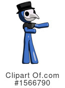 Blue Design Mascot Clipart #1566790 by Leo Blanchette