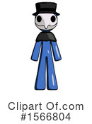 Blue Design Mascot Clipart #1566804 by Leo Blanchette