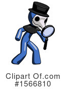 Blue Design Mascot Clipart #1566810 by Leo Blanchette