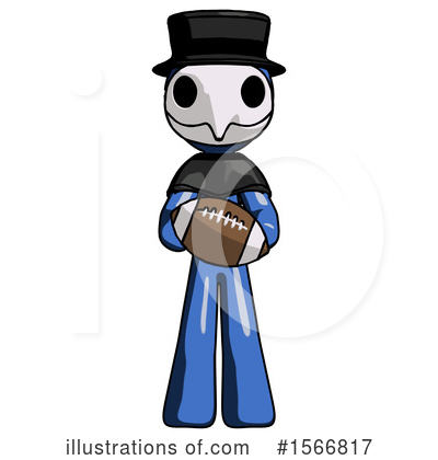 Royalty-Free (RF) Blue Design Mascot Clipart Illustration by Leo Blanchette - Stock Sample #1566817