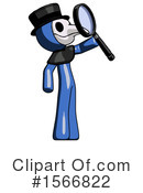 Blue Design Mascot Clipart #1566822 by Leo Blanchette