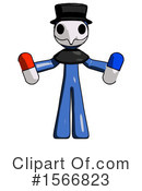 Blue Design Mascot Clipart #1566823 by Leo Blanchette