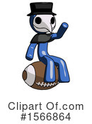 Blue Design Mascot Clipart #1566864 by Leo Blanchette