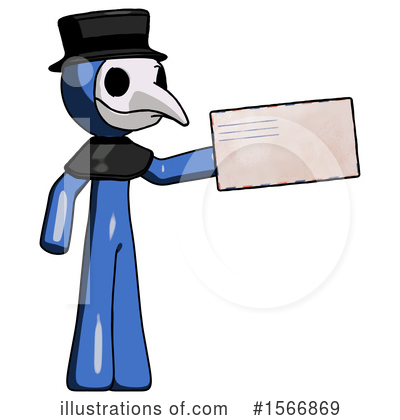 Royalty-Free (RF) Blue Design Mascot Clipart Illustration by Leo Blanchette - Stock Sample #1566869