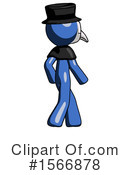 Blue Design Mascot Clipart #1566878 by Leo Blanchette