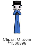 Blue Design Mascot Clipart #1566898 by Leo Blanchette
