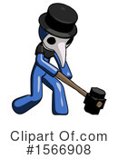 Blue Design Mascot Clipart #1566908 by Leo Blanchette